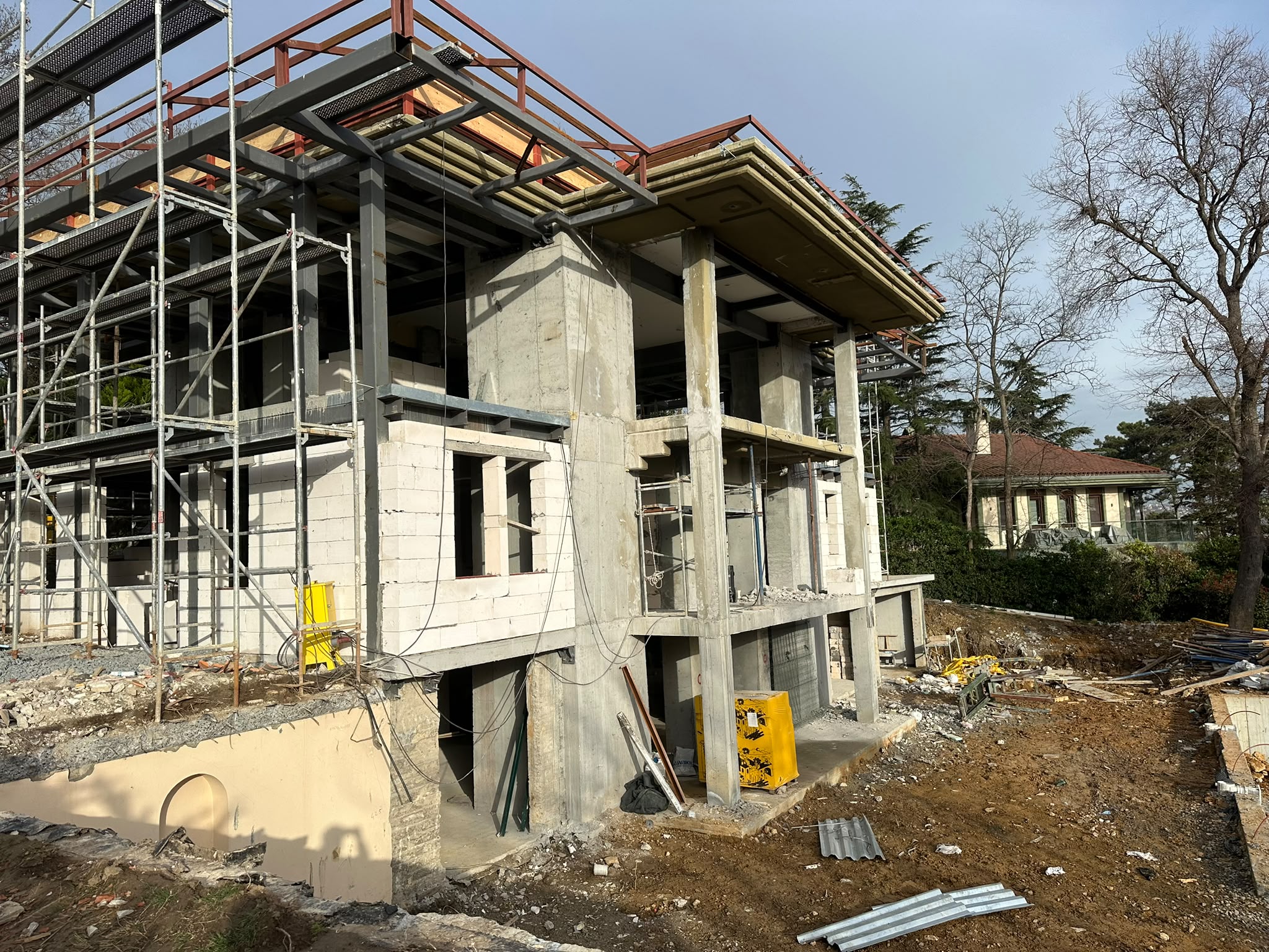 Tarabya Yavuz Kalkavan Villa güçlendirme imalatı
