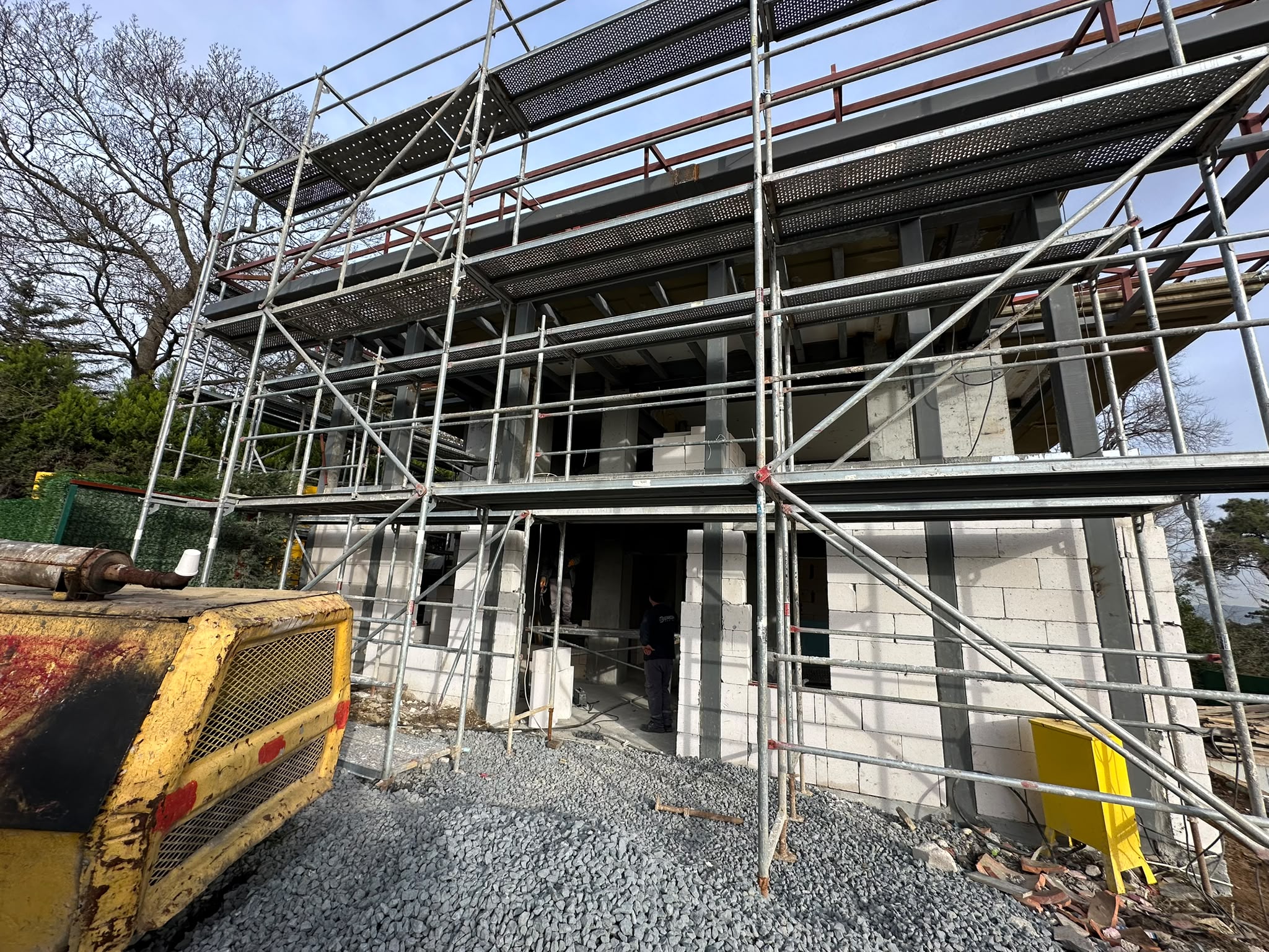 Tarabya Yavuz Kalkavan Villa güçlendirme ve cephe çalışmaları
